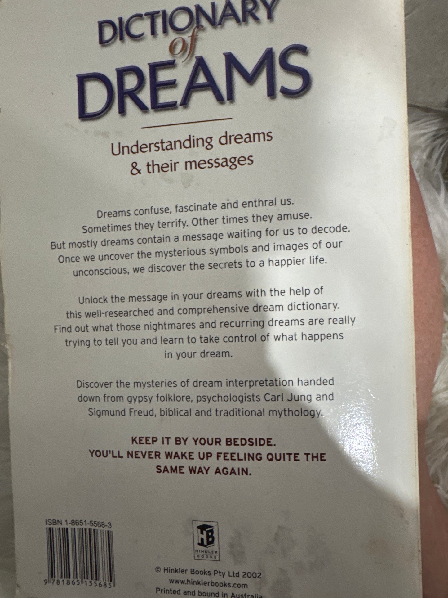 Dictionary of Dreams- Rose Inserra