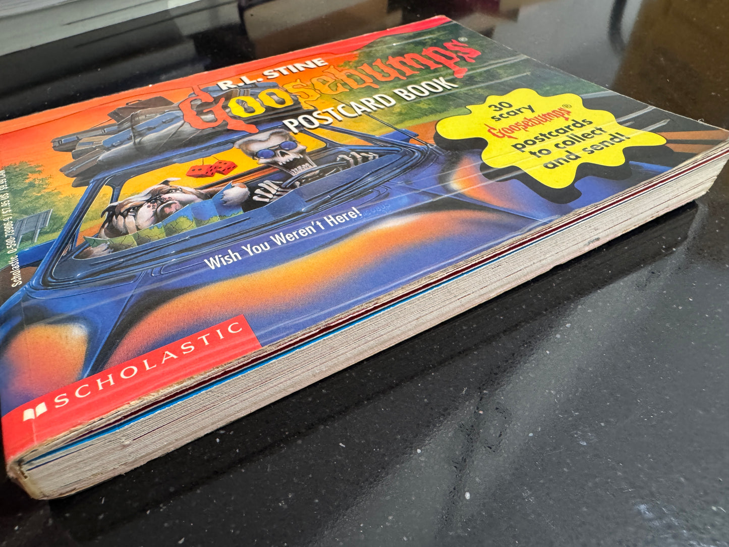 Goosebumps Postcard Book R. L. Stine Cards 1996 Vintage 90's Collectible