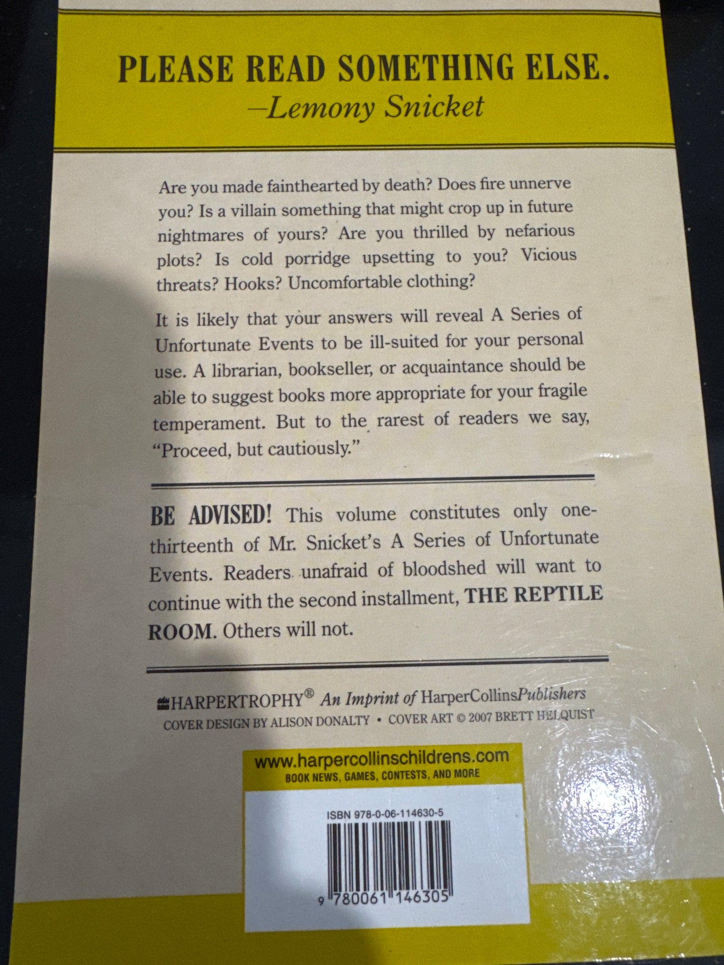 Lemony Snicket The Bad Beginning or, Orphans!